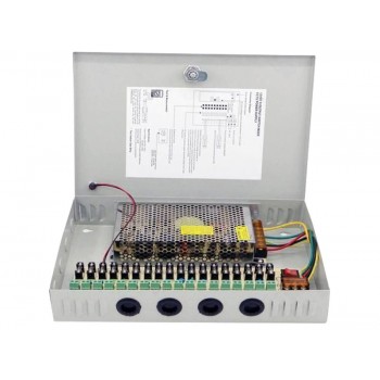 Блок питания в металлическом боксе 120W 12V (18CH)